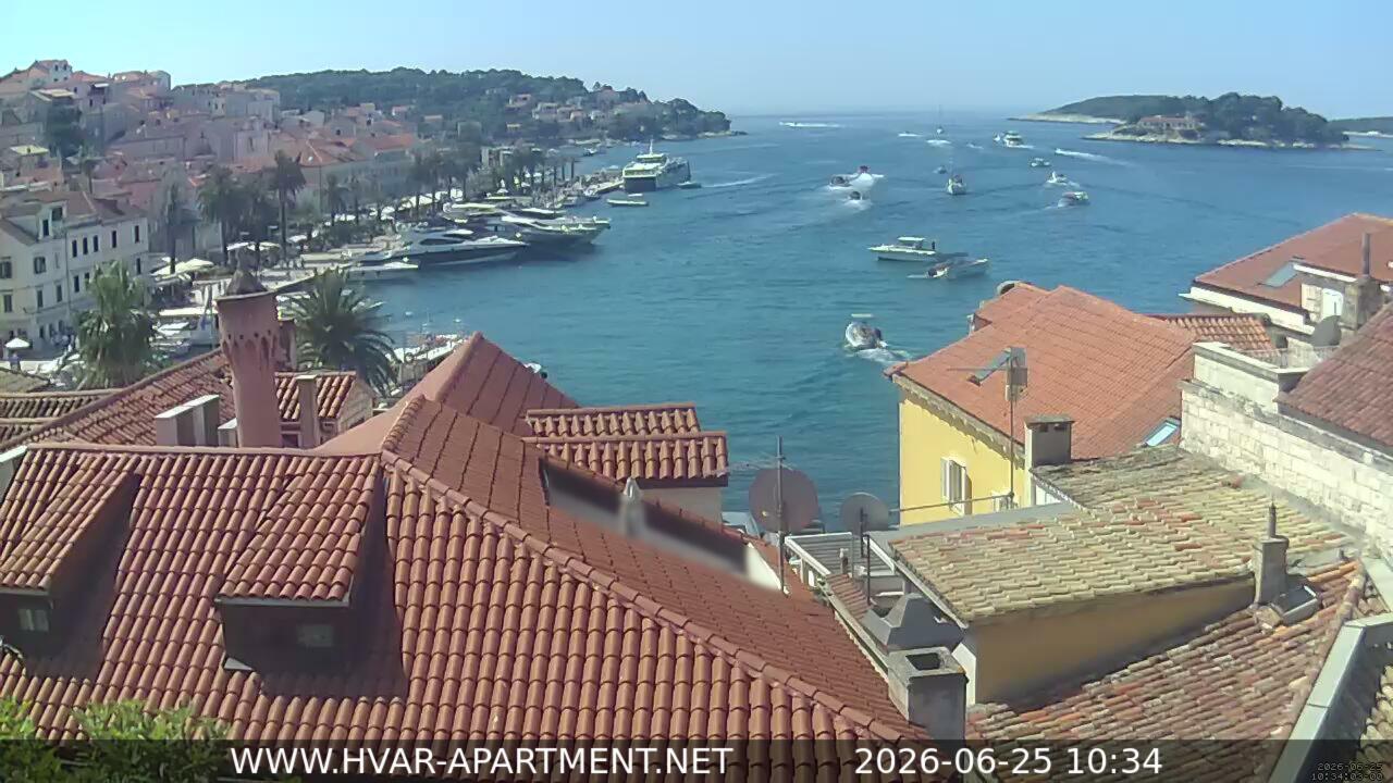 Kamera na żywo - Hvar (Hvar)